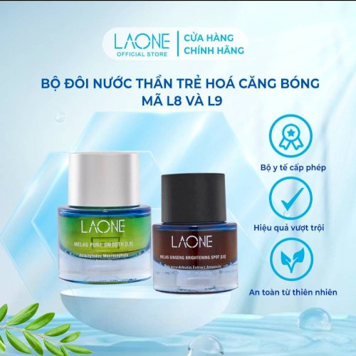 Bộ Đôi Nước Thần Laone (L8 & L9) – Trẻ Hóa, Căng Bóng Da Sau 7 Ngày