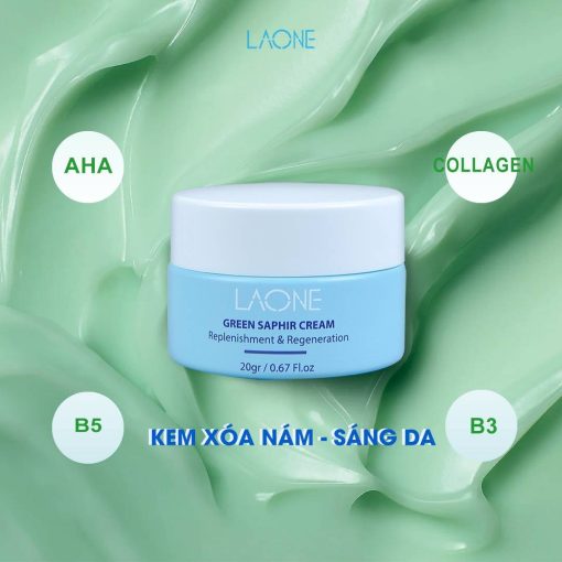 Kem Green Saphir Cream – Hỗ Trợ Ức Chế Nám, Dưỡng Ẩm & Săn Chắc
