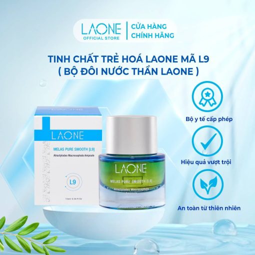 Tinh Chất Trẻ Hóa Da Laone (L9) – Mờ Thâm, Căng Bóng, Se Lỗ Chân Lông - Bộ đôi Nước thần